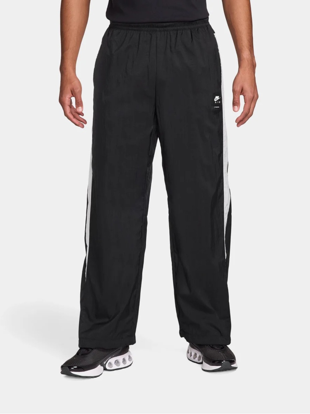 Sz med Nike Black and Gray Colorblock Sweatpants